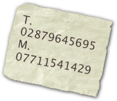 T. 02879645695
M.
07711541429